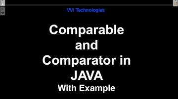 java Comparable Comparator with example