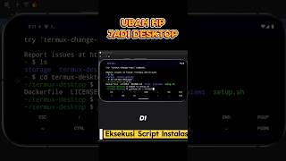 Eksekusi Script Instalasi GUI di Termux