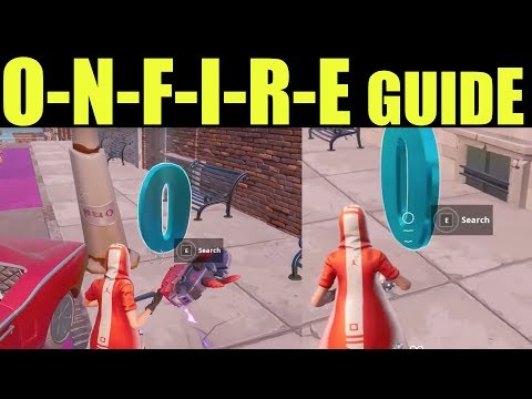 Video: Lokasi Fortnite On Fire Letter: Di Mana Menemukan Huruf ONFIRE Di Fortnite