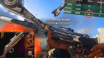 FASTEST FIRING WEAPON in COD WW2 DROPS A V2 ROCKET (44 KD GAMEPLAY)! EPIC Waffe 28 BEST CLASS SETUP!