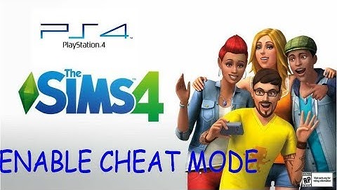 The Sims 4 PS4 - ENABLE CHEAT MODE