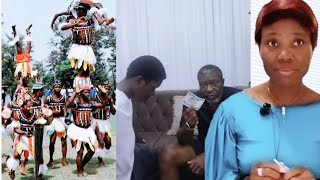 KANAYO O KANAYO PERFORM AFRICA TRADITION AS SON PRESNTED HIS FIRST SALRY TO HIM COME AND LEARN