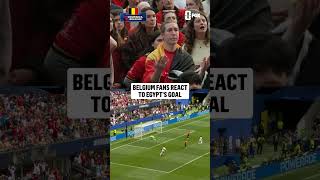 Belgium fans couldn't believe it