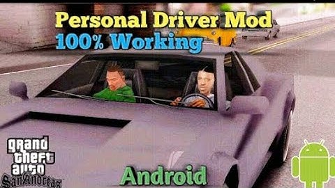 Personal Driver Mod For GTA San Andreas|| Personal Driver Mod|| GTA San Andreas Android✅