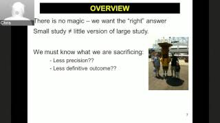 CTMC 2016 Webinar: Small Sample Size Clinical Trials Christopher Coffey, April 22nd 2016
