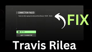 How to #fix cod error travis rilea | Modern warfare 3 travis #rilea error #mw3 || by borntoplaygames