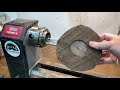 Using a forstner bit instead of a face plate for wood lathe