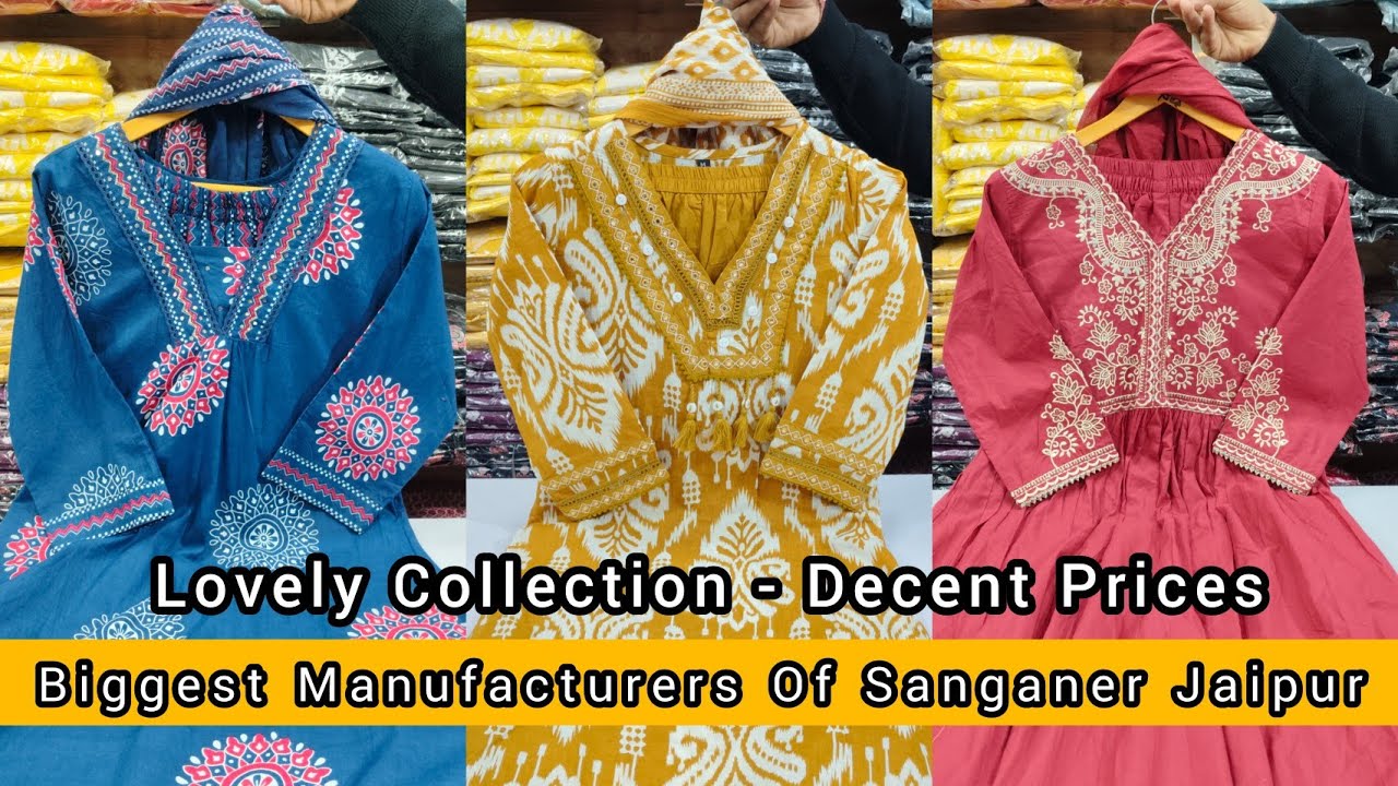 😍Biggest Manufacturers Of Sanganer Jaipur - Economic Range😍#jaipurikurtimarket