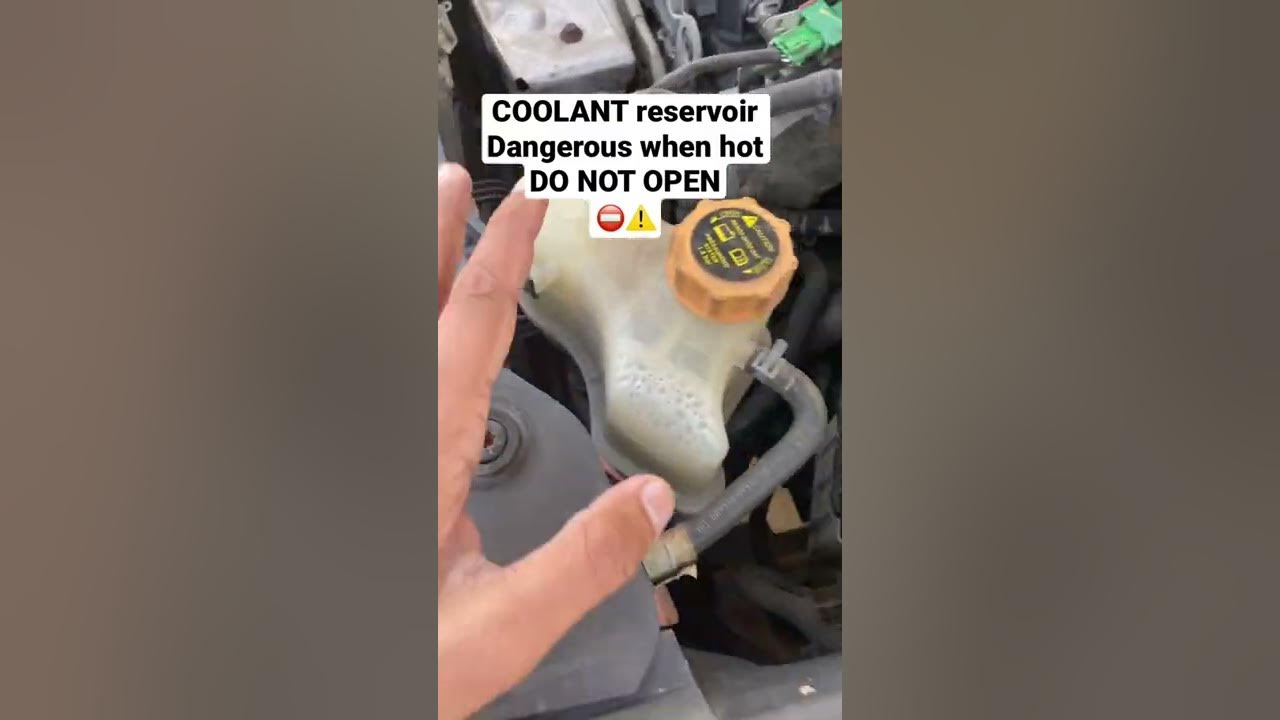 Can You Open Coolant Reservoir When Hot
