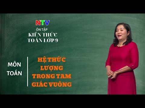 Video Ôn tập kiến thức toán lớp 9 | Chuyên đề: Hệ thức lượng... - YouTube