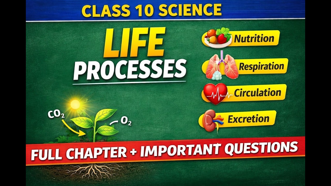 Life Processes Class 10 | Full Chapter Explained Simply | Board 2026
