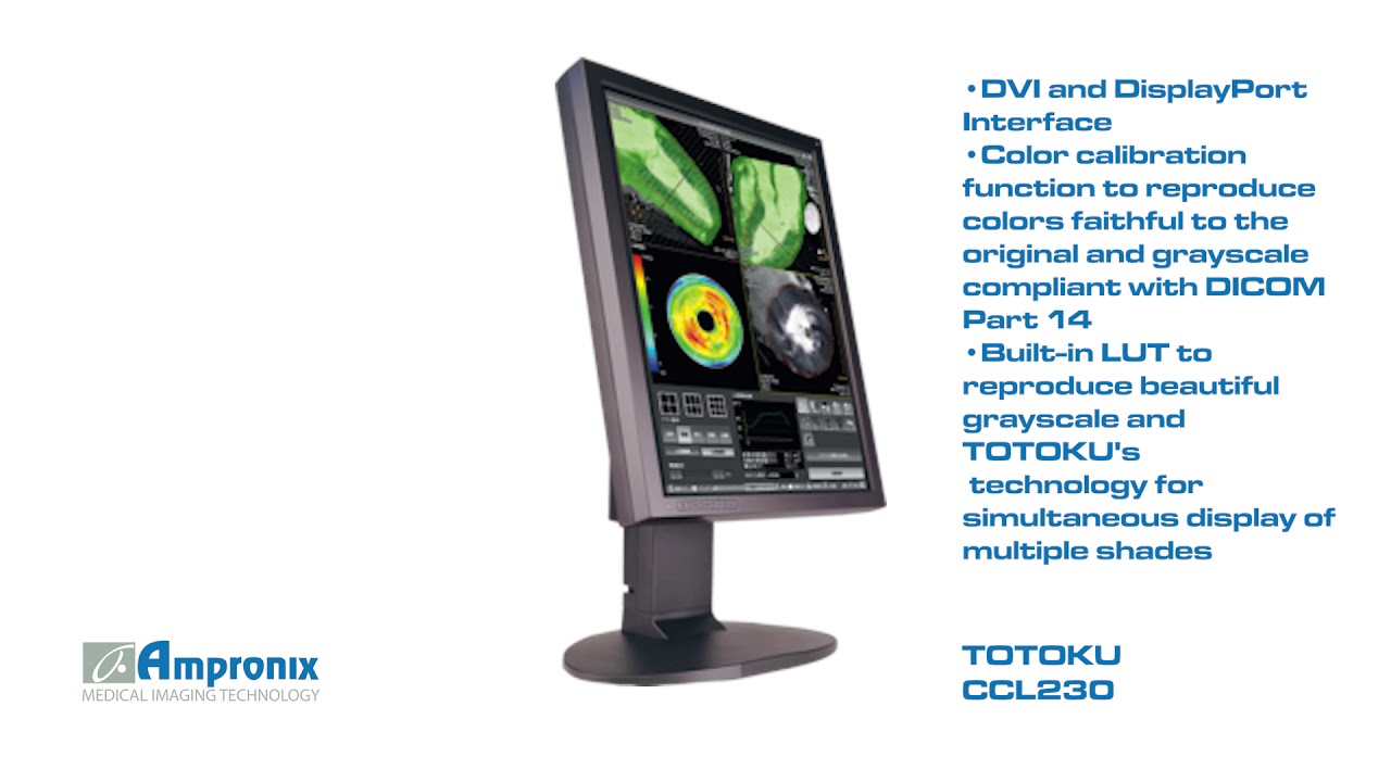 Totoku CCL230 Diagnostic Display Monitor Screen Sales Service