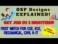 OSP Designs Explained in Telugu Aerial, Underground, Buried, FTTX, Long Haul Telecom Jobs for Fres