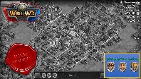 DomiNations War Attack vs Fireman | L240 | *Putin-Russia* | 3x Defensive Coalitions | 2017.07.25