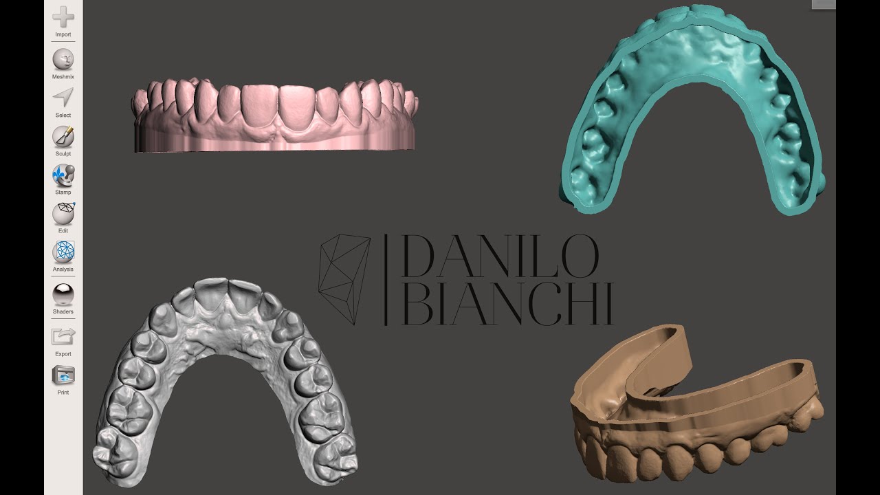 Como Fazer Modelo Odontológico 3D - Meshmixer
