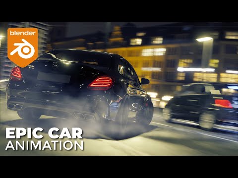 Epic Cinematic Car Animation - Blender Cycles 3d render