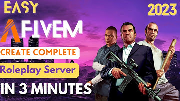 Make a FiveM Server in 2023 - Hindi | Complete FiveM Roleplay Server in 3 Minutes | QBUS Framework