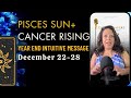 ♋ Pisces Sun + Cancer Rising 🌊 “The Emotional Wound You’re Finally Leaving Behind Before 2026