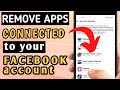 HOW TO REMOVE APPS CONNECTED TO YOUR FACEBOOK ACCOUNT 2024 QUICK TUTORIAL