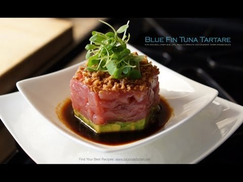 Bluefin Tuna Tartare Appetizer - Bruno Albouze - THE REAL DEAL