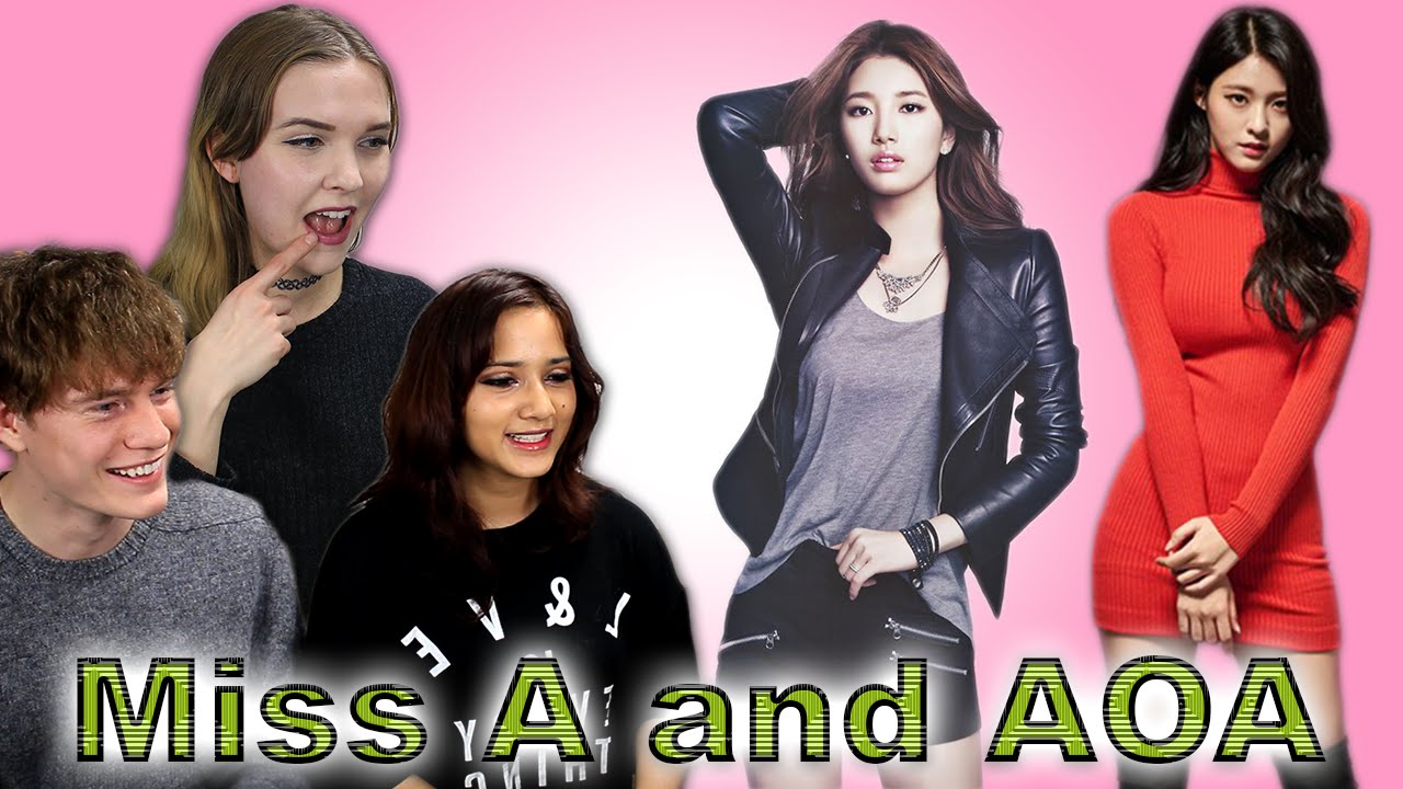 AMERICANS REACT TO KPOP: Miss A and AOA - YouTube