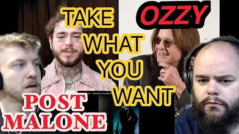 POST MALONE - TAKE WHAT YOU WANT (ft. OZZY) 🤔🤔🤔 reaction