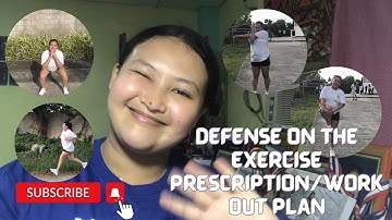 PED 030 Part 2. Defense On The Exercise Prescription/Workout Plan