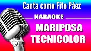 Video voorbeeld van "Mariposa Technicholor - Fito Paez - Karaoke"