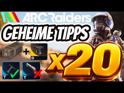 20 Fortgeschrittene Tipps & Tricks, die du noch nicht kanntest! / ARC Raiders
