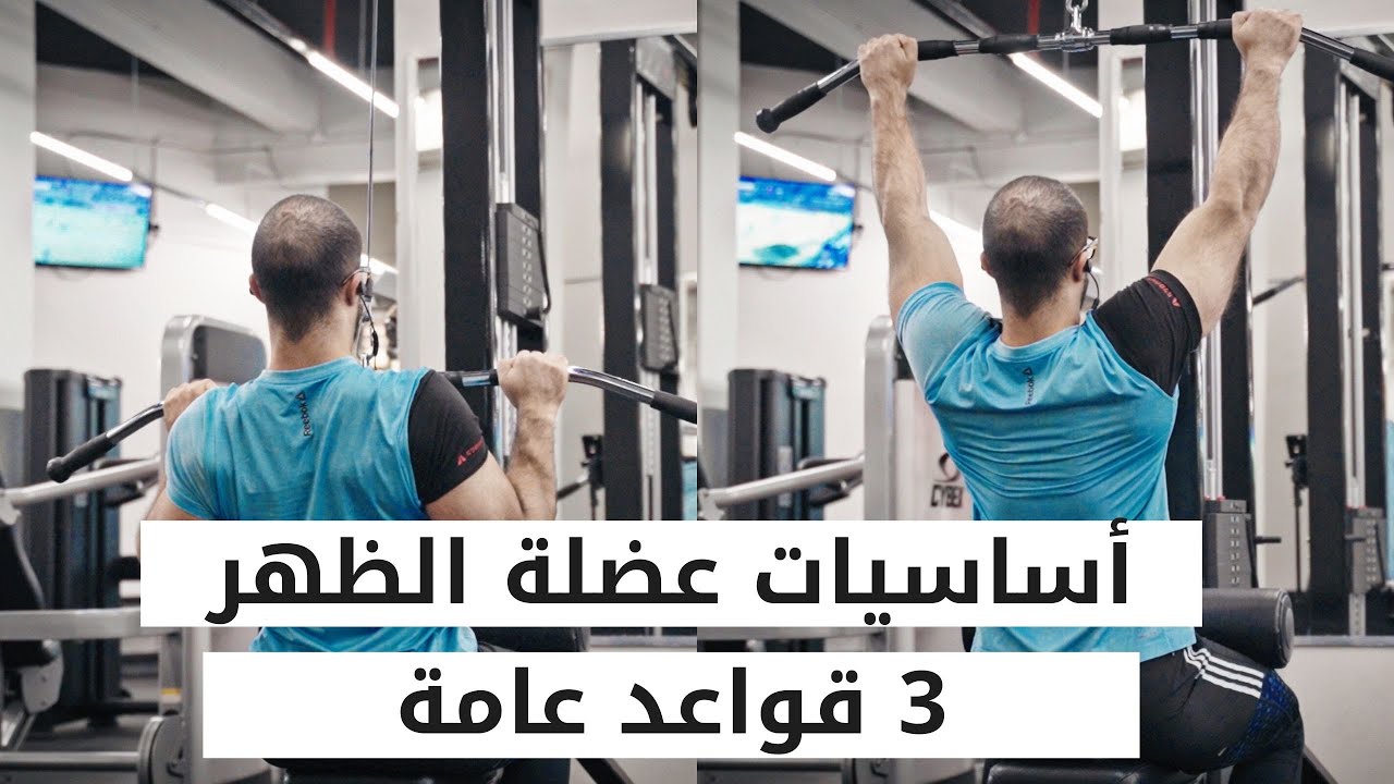 Back Exercises Basics l أساسيات تمرين عضلة الظهر
