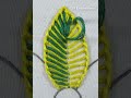 Amazing flower embroidery tutorial !!! Super easy flower embroidery stitch for beginner #shorts