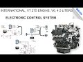 International vt 275 engine v6 45 liters electronic control system