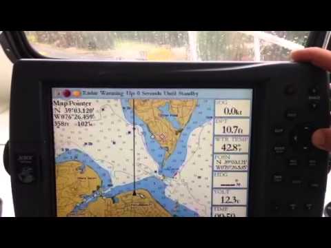 Garmin 3010c warm up - YouTube