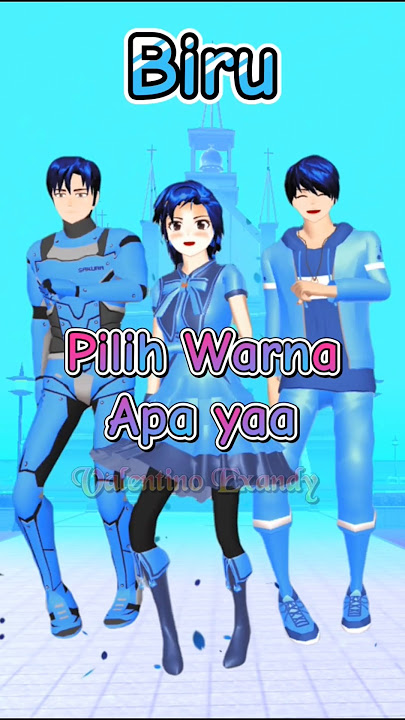 Suka warna apa yaa? Aku pilih biru #sakura #sakuraschoolsimulator #sss