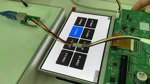 STM32 LVGL Input device with GPIO