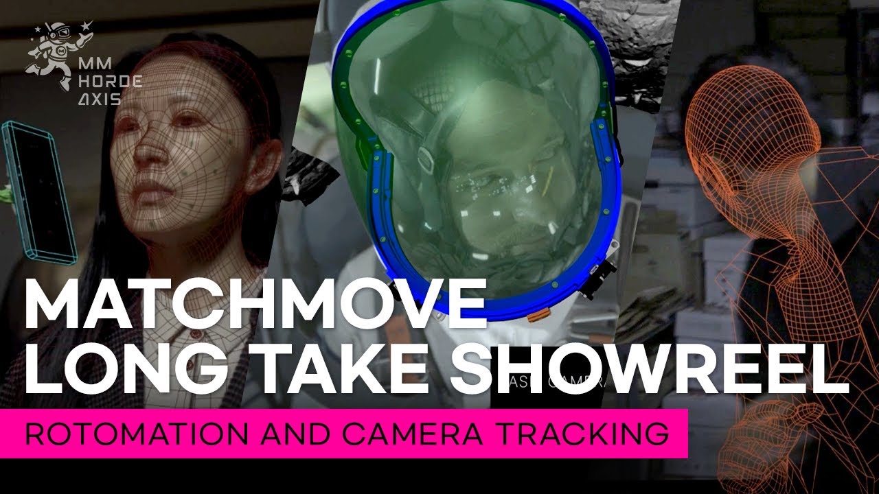 Matchmove Long Take Showreel by MM HORDE AXIS VFX Studio  Rotomation and Camera Tracking
