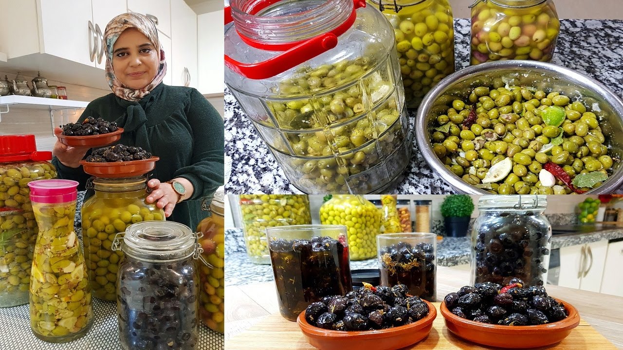 ترقيد الزيتون بجميع الأسرار اللي تخليه يبقى سنين بدون مايفسد /الزيتون المحمض