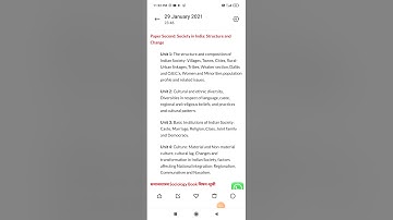 BA first sociology syllabus paper 2 #society in India#ccs university meerut#🌞sunshine information