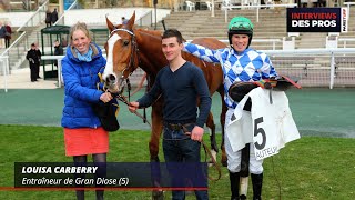 LOUISA CARBERRY | ENTRAÎNEUR DE GRAN DIOSE | QUINTÉ DU DIMANCHE 19 MAI À AUTEUIL