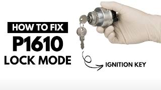 How to Fix the P1610 Engine Error Code