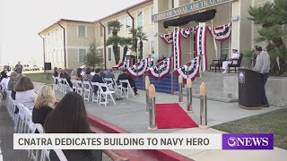 CNATRA dedicates headquarters building to Navy hero VADM James H. Flatley, Jr.