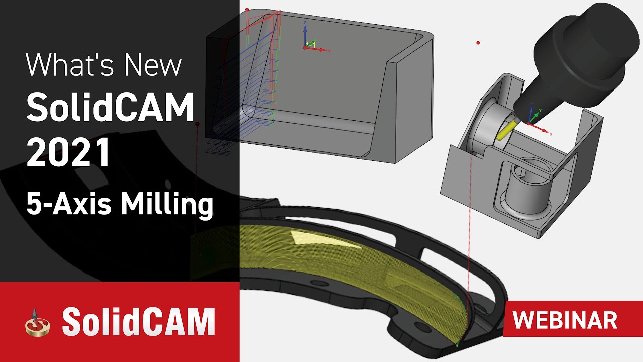 What's New in SolidCAM 2021 - 5-Axis Milling