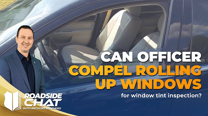 Ep #447 Can Officer Compel Rolling up Windows for Window Tint Inspection?