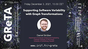GReTA seminar #22: "Supporting Software Variability with Graph Transformations"