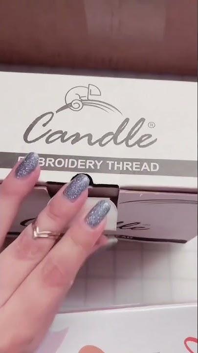 Unboxing Candle Thread USA Embroidery Thread Order!!! - YouTube