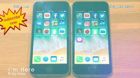 iPhone 5S - iOS 11.2 Beta 5 vs iOS 11.1.2 Speed Test with Benchmark Results Buil_HD