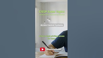 CISSP Exam Topics - Access Control Systems - #Cybersecurity Training