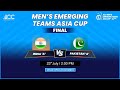 ACC MEN'S EMERGING TEAMS ASIA CUP 2023 | INDIA "A" vs PAKISTAN "A" image