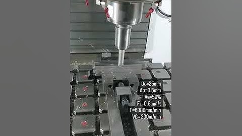 High feed milling cutter in Action #viralvideo#shortvideo#cncmachine #viral#kyocera#haasautomation