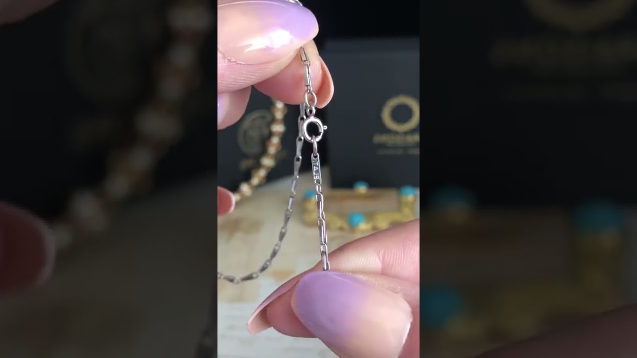 Modern Solid Platinum ‘Plat’ Chain 8.87 Grams